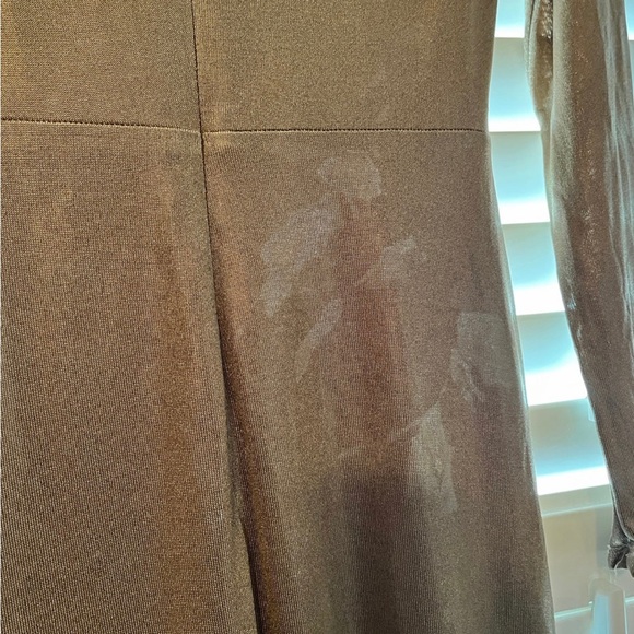 Ralph Lauren Size 0 Nadria Dress gold metallic gown - Picture 8 of 9